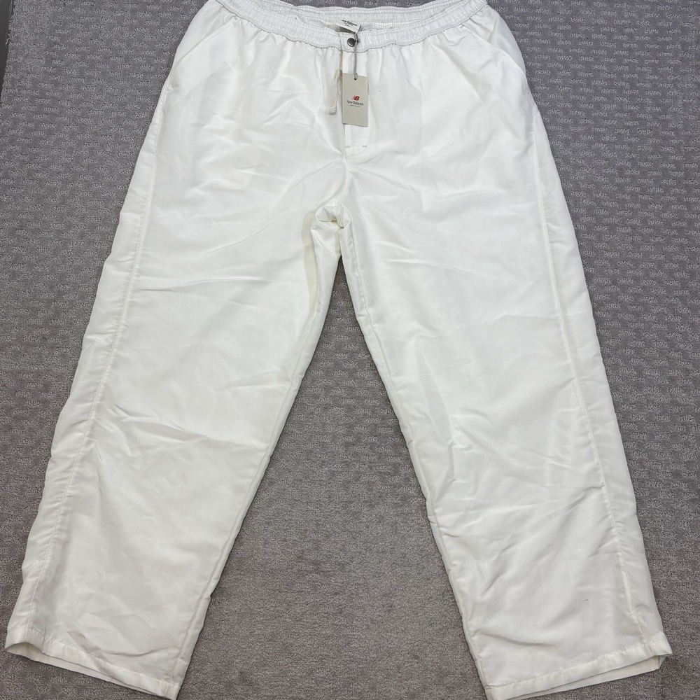 New Balance Men's Sz XXL 2XL Made In USA Pants Nylon Sea Salt Polyester Lined